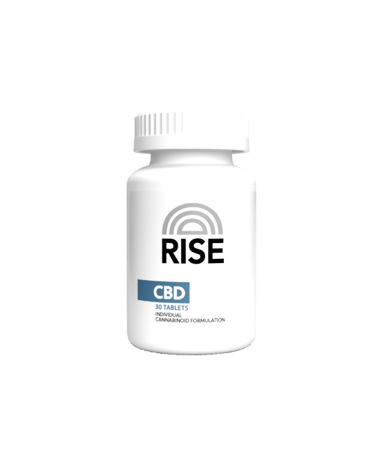 Photograph of product: RISE | CBD TABLETS (30 COUNT) | 1500MG