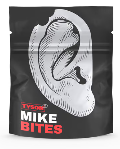Photograph of product: TYSON 2.0 MIKE BITES GREEN APPLE GUMMIES 10PK 100MG