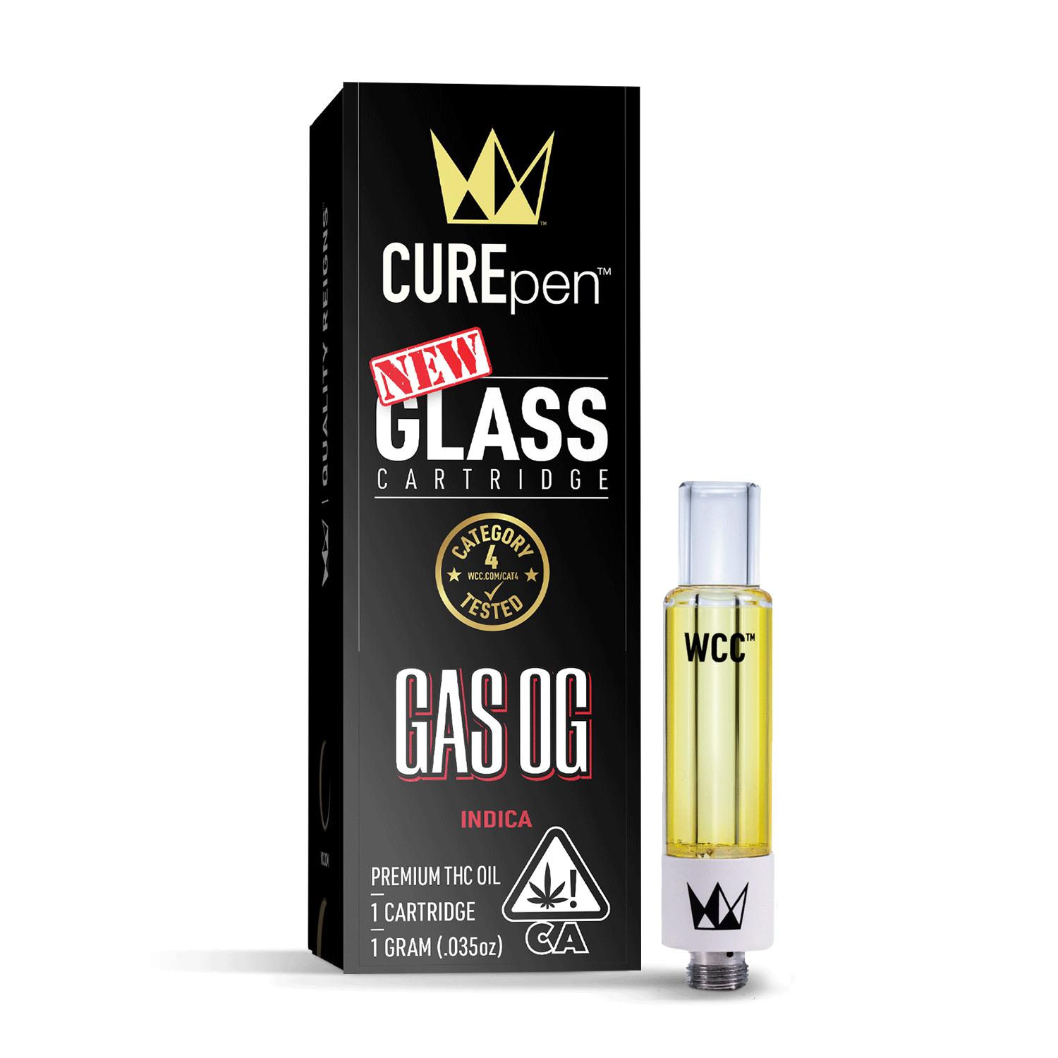 Photograph of product: West Coast Cure Gas OG (I) CUREpen 1g TH-oui Oil
