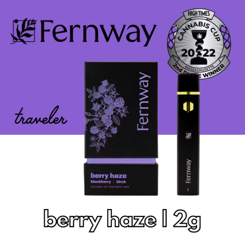 Photograph of product: Fernway l Berry Haze Traveler Vape Pen (Disposable) l 2g