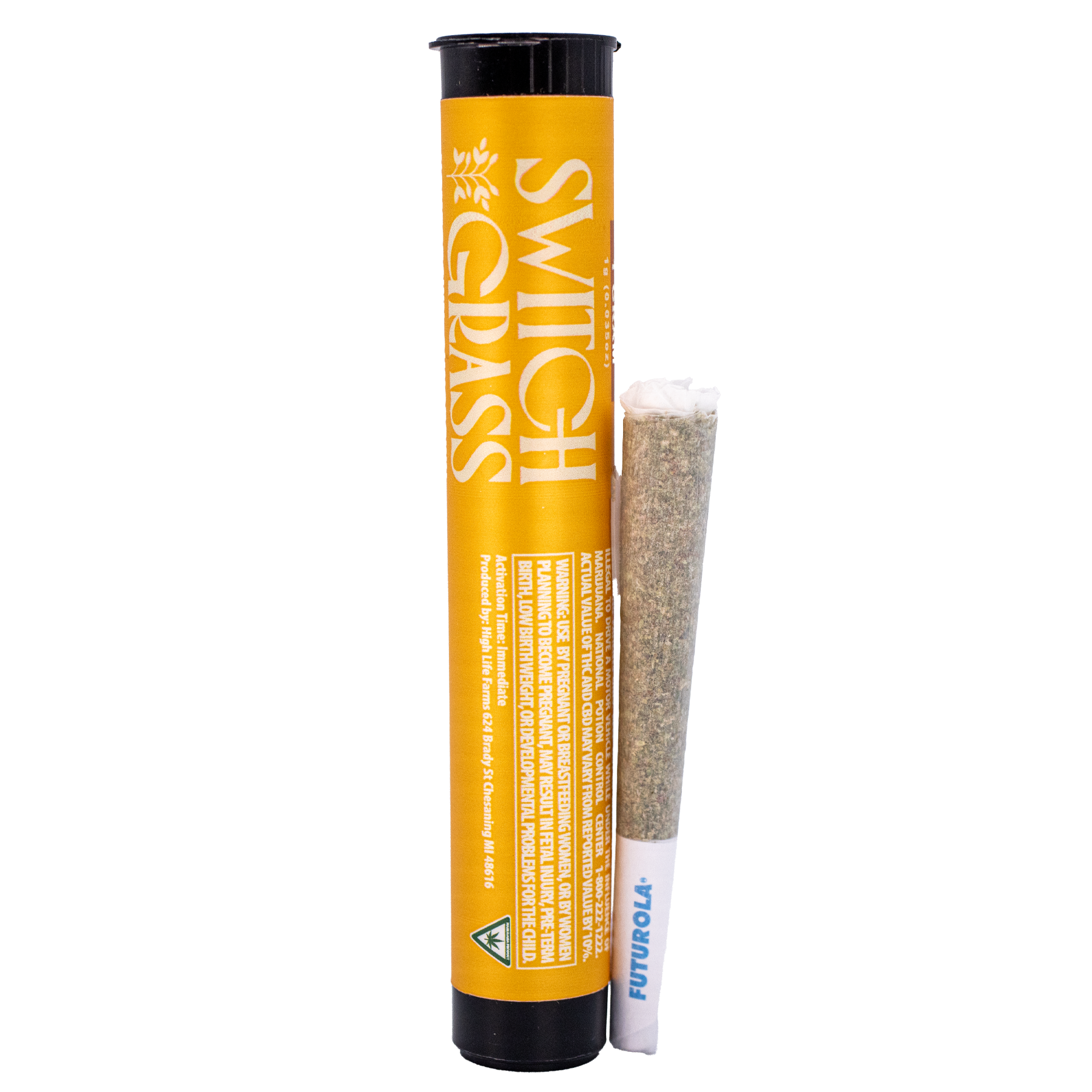Photograph of product: Switchgrass | Banana Conda | Preroll