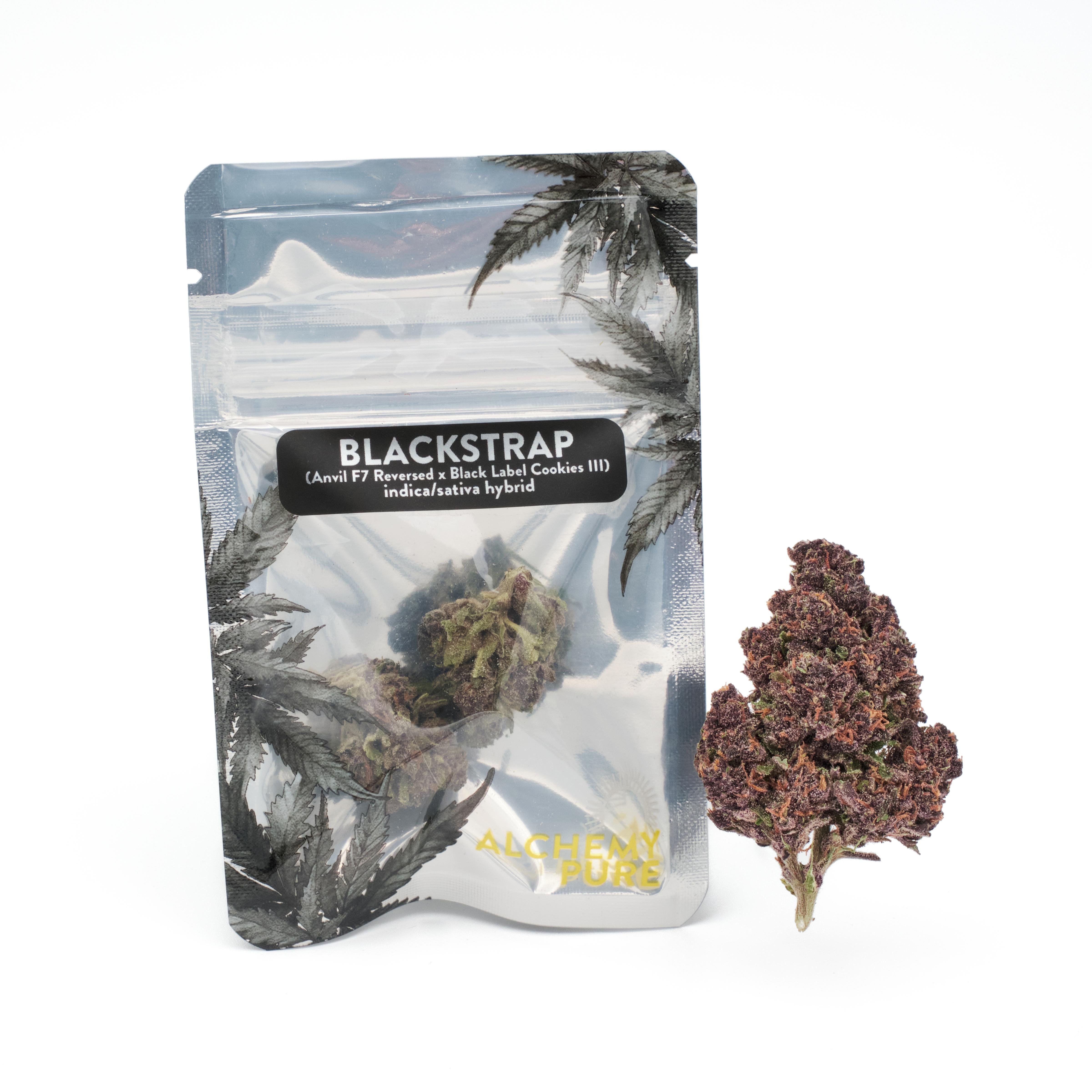 Photograph of product: Black Strap | Dime Bag | .7g