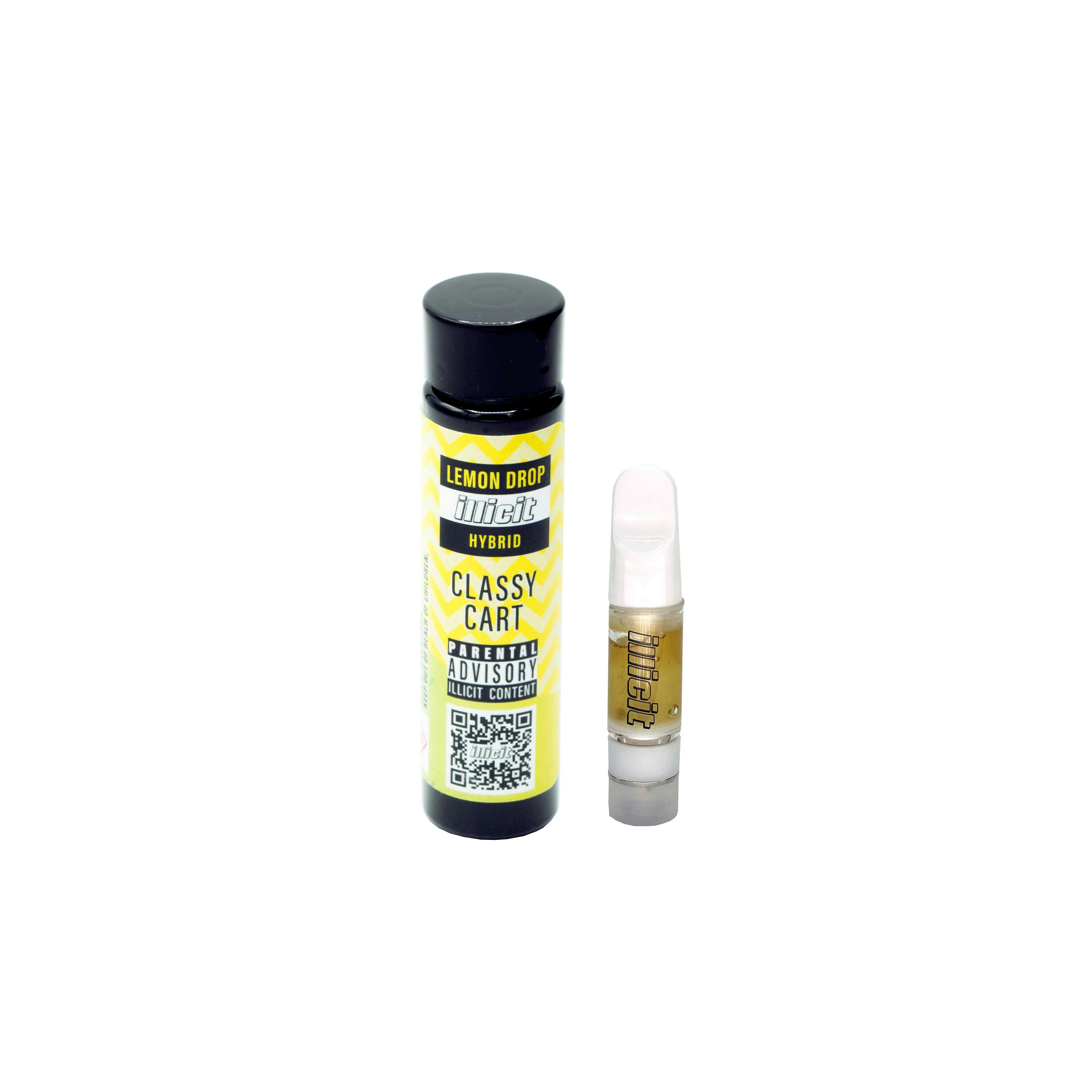 Photograph of product: Illicit Classy Cherry Limeade Distillate Cartridge .5g