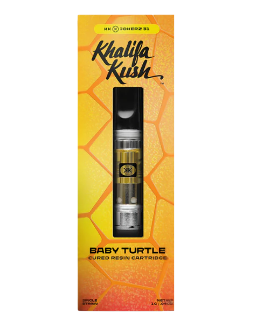 Photograph of product: Khalifa Kush | Baby Turtle Live Cured Resin Vape | 1.0g