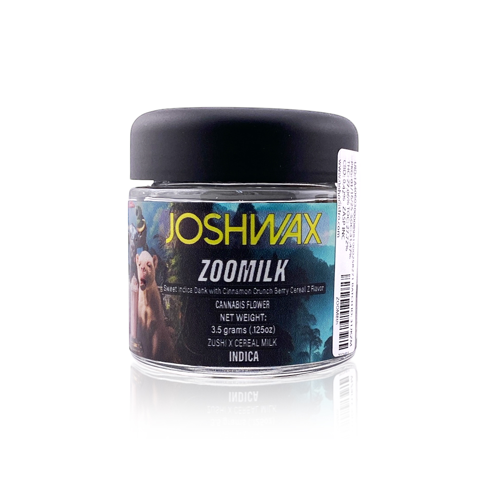 Photograph of product: JOSH WAX - Flower - Zoomilk - 3.5G