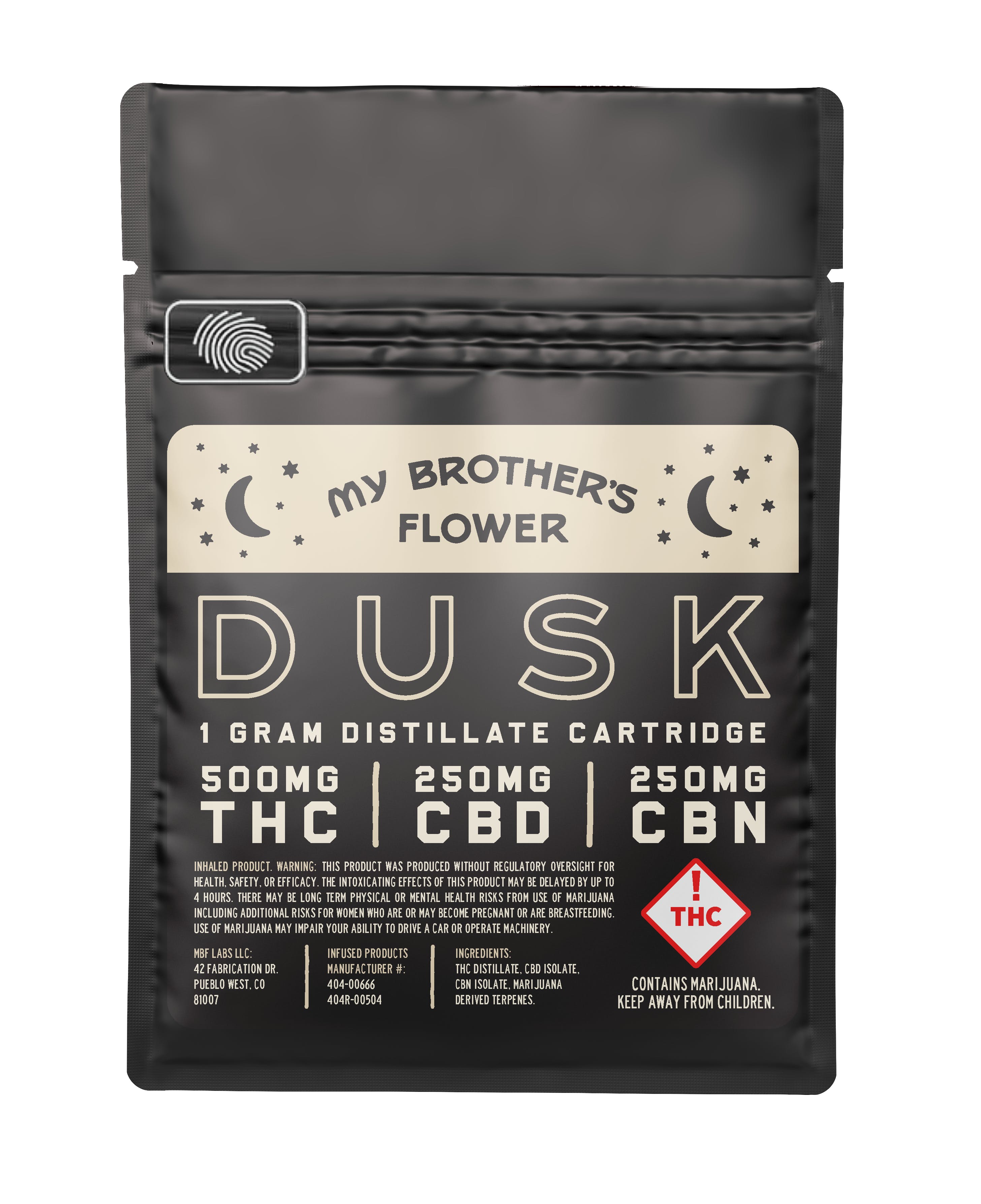 Photograph of product: MBF DUSK VAPE CARTRIDGE