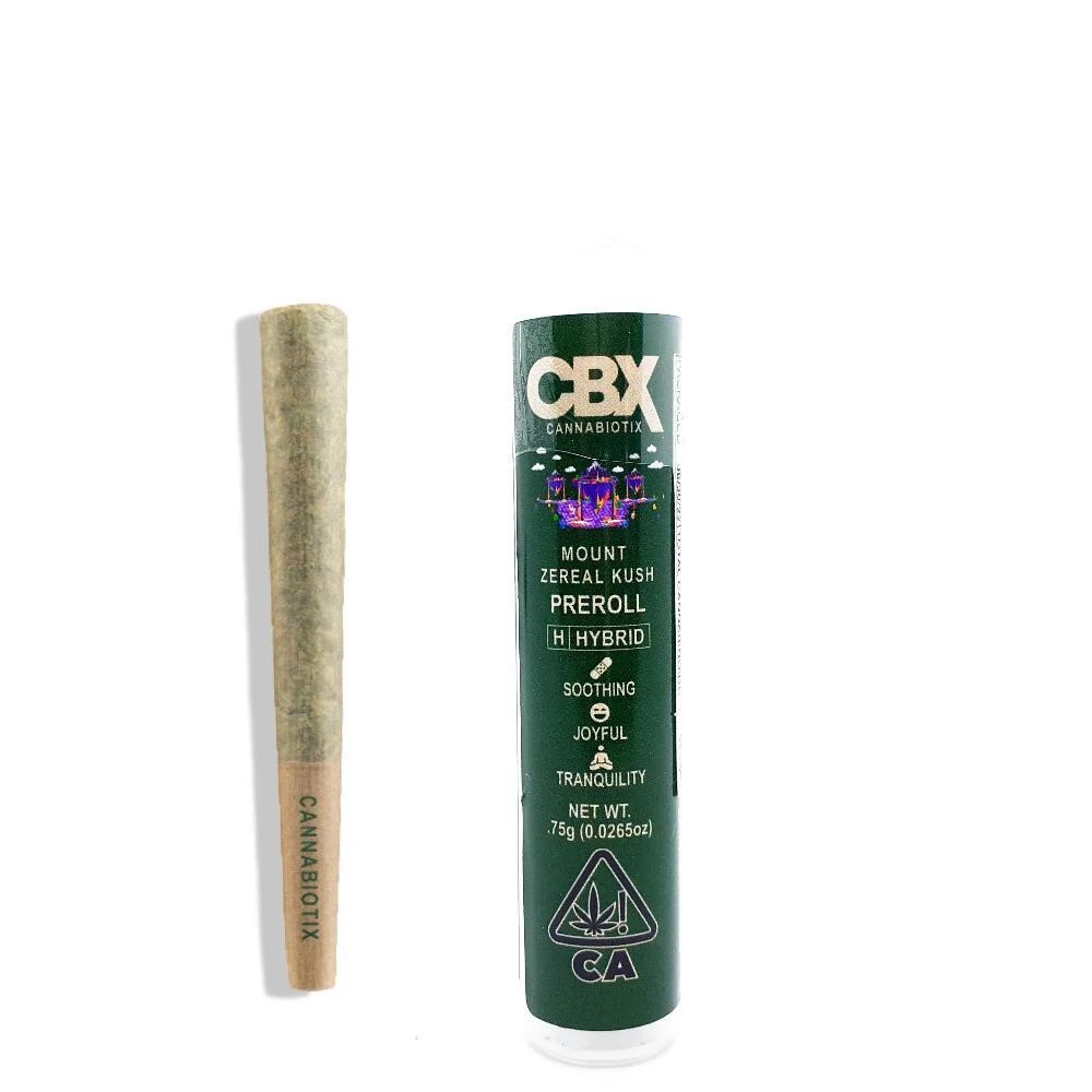 Photograph of product: CBX - Mount Zereal Kush - Indoor - Joint