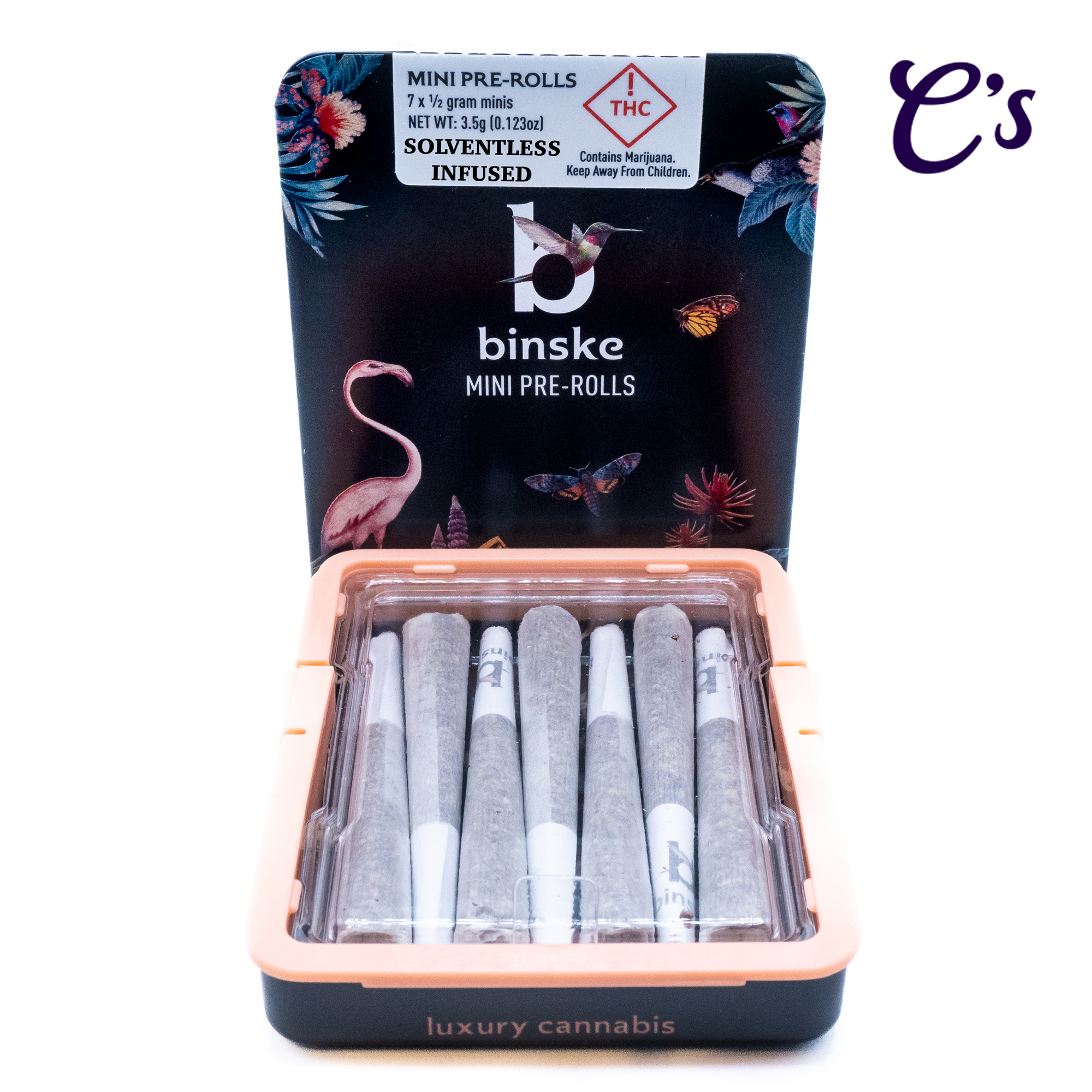 Photograph of product: Binske | Infused Mini Pre-Roll Pack (S) Berry Thunder 3.5