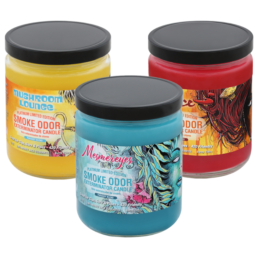 Photograph of product: Smoke Odor Exterminator Candle | Assortment | 13oz