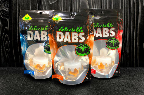 Photograph of product: Delectable Dabs Gelonade Wax Oui'd 1g