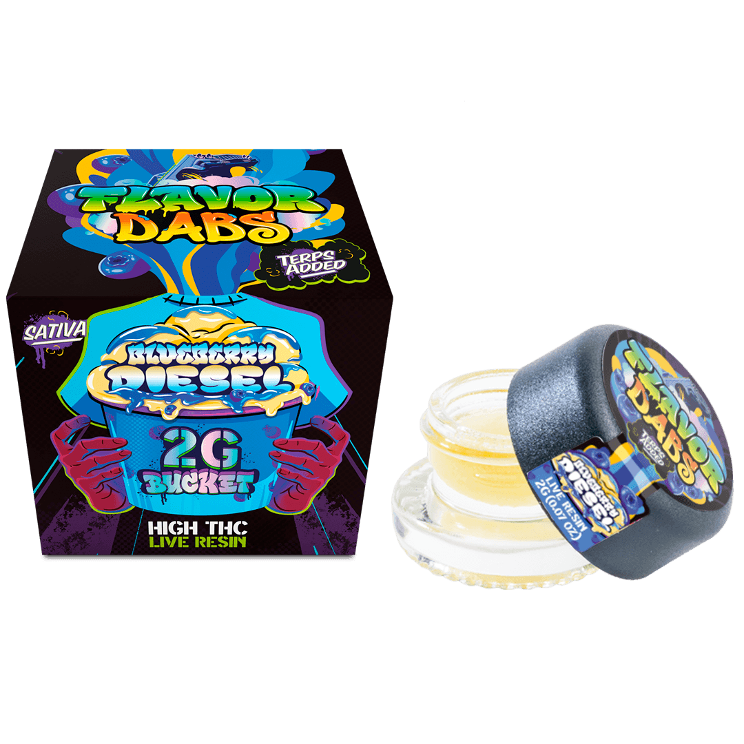 Photograph of product: Blueberry Diesel Live Resin Loud & Clear