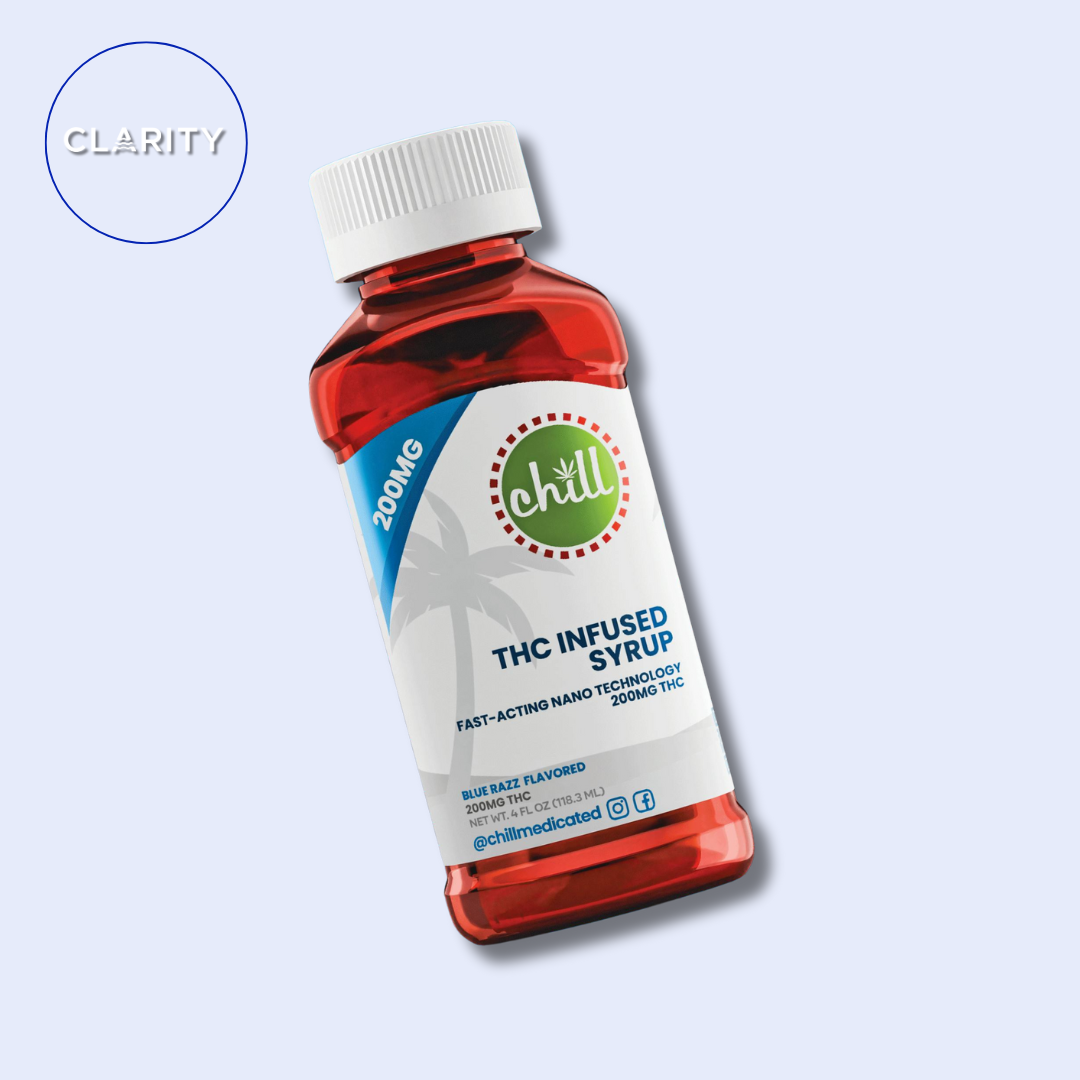 Photograph of product: Chill Medicated | 200mg Syrup | Blue Razz