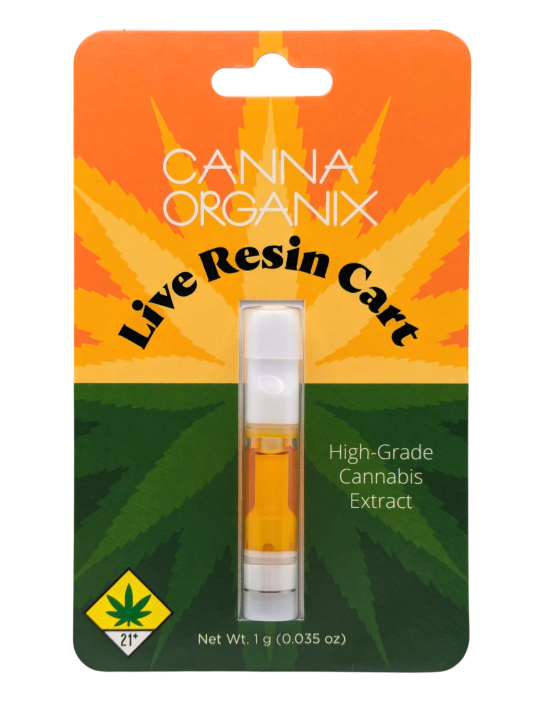 Photograph of product: Canna Organix - Zkittlez Liquid Live Resin Cartridge