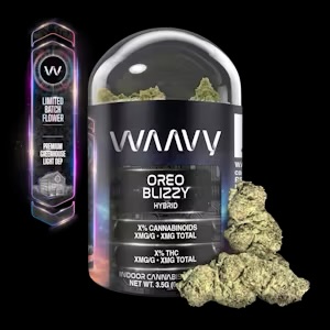 Photograph of product: WAAVY | Oreo Blizzy | Flower | 3.5g