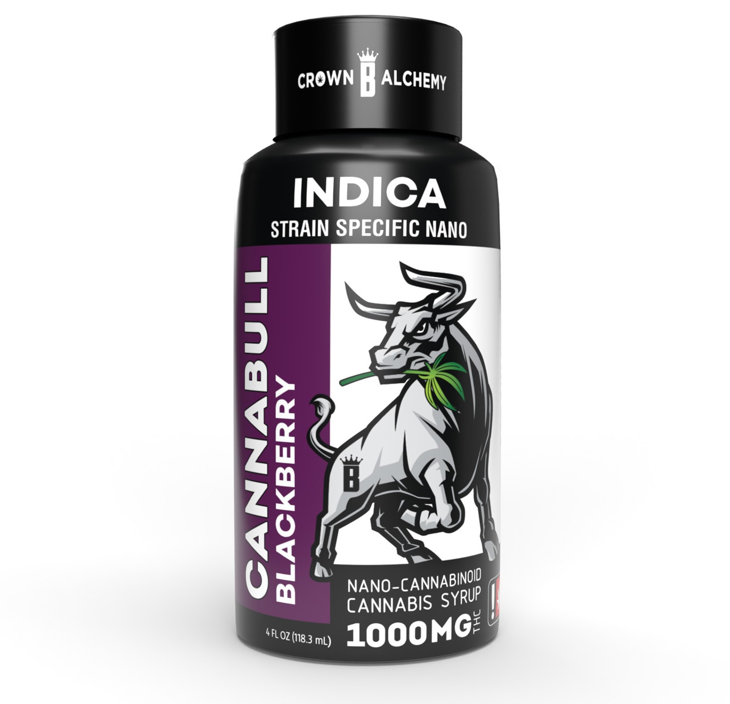 Photograph of product: Cannabull Nano Syrup | Blackberry 1000mg