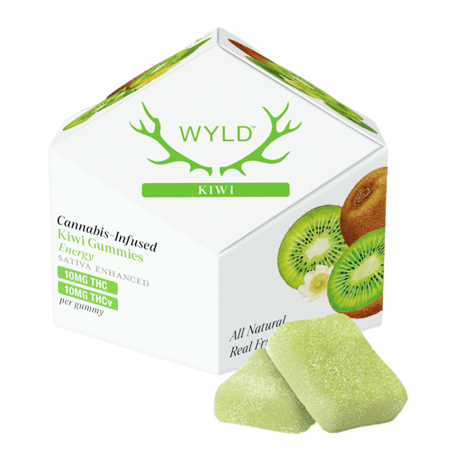Photograph of product: Kiwi 1:1 TH-oui/TH-ouiV Gummies 100mg - 