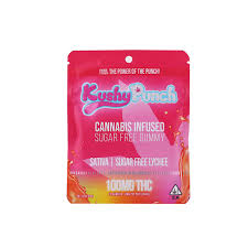 Photograph of product: Kushy Punch - Lychee (Oui'd) Sugar Free Edible 100mg