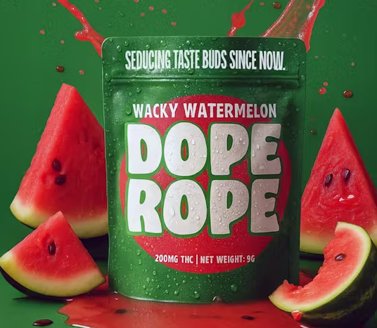 Photograph of product: Dope Rope 200mg l Wacky Watermelon l Sauce