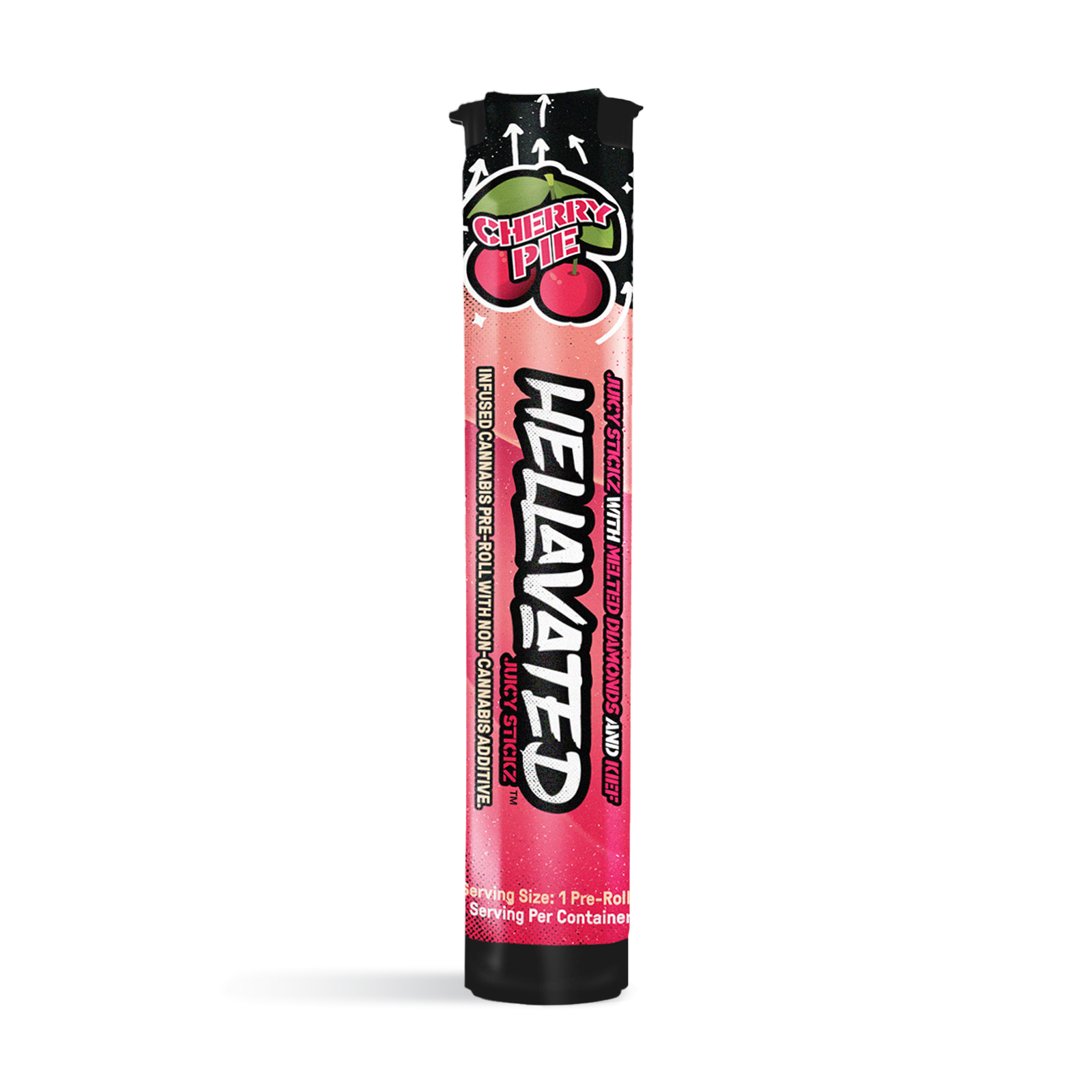 Photograph of product: Cherry Pie Stickz Infused Pre-Roll | 0.75g