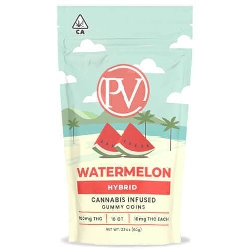 Photograph of product: Platinum Vape 100mg Gummies - Watermelon