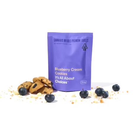 Photograph of product: DF Choices Cookies - Blueberry Cream 10mg (5pk)