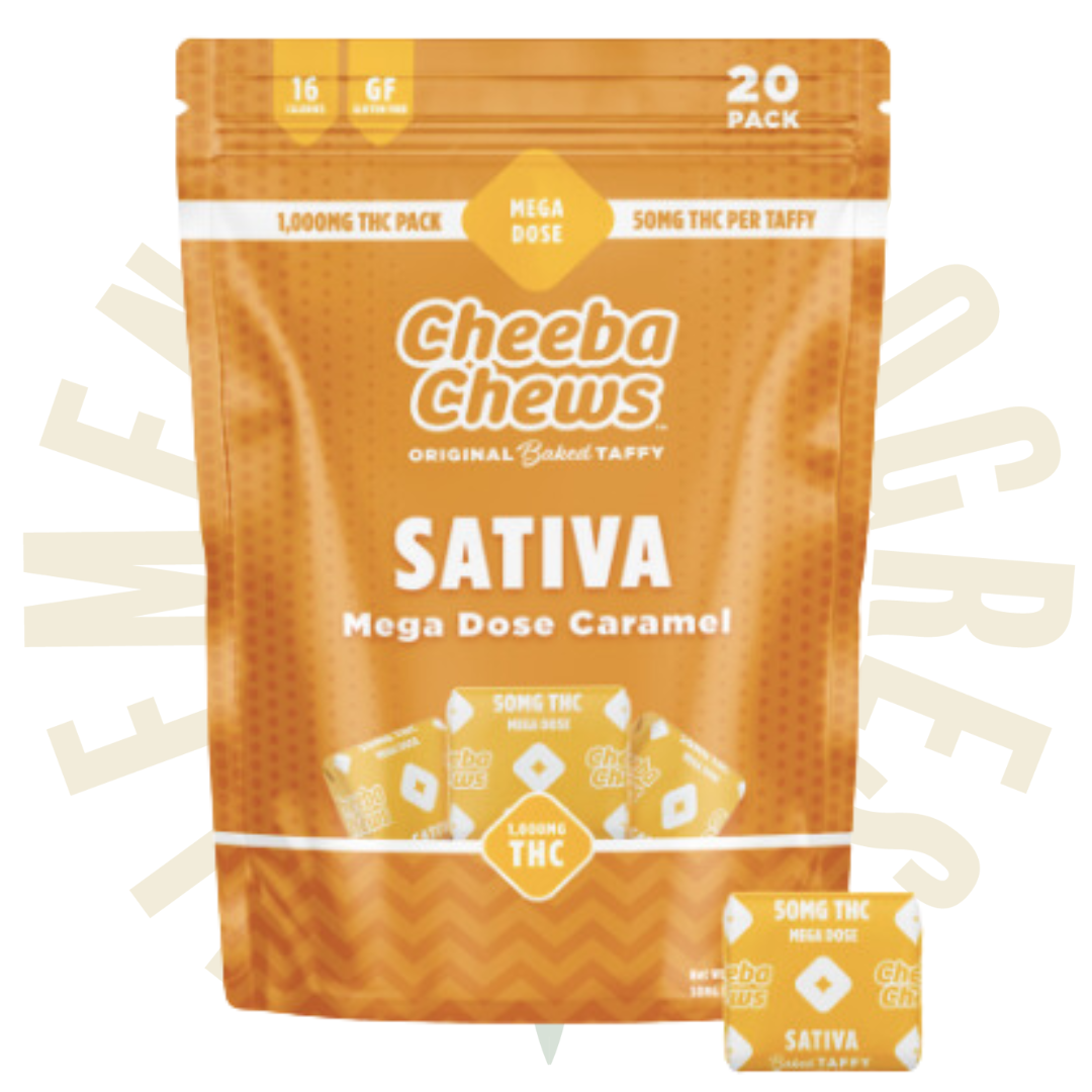 Photograph of Product: Cheeba Chews - MEGA DOSE - SATIVA