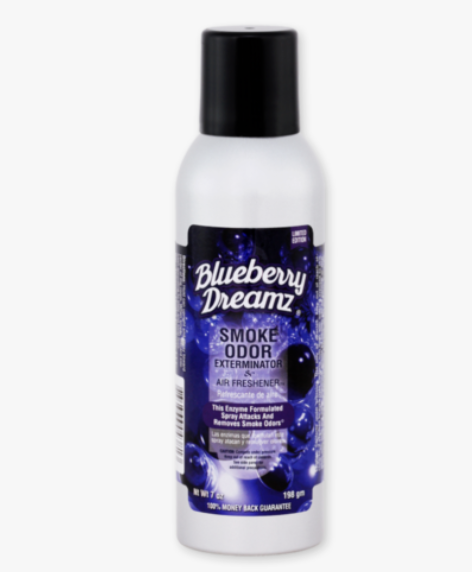 Photograph of product: Blueberry Dreamz Smoke Odor Exterminator Spray