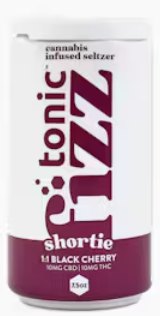 Photograph of product: Fizz | Black Cherry | 10MG Shortie Infused Seltzer