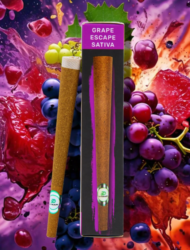 Photograph of product: L-Train - Infused Blunt - Grape Escape