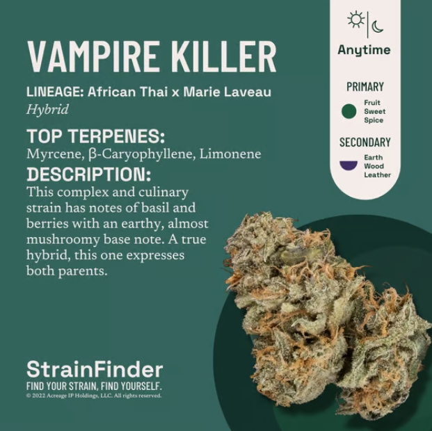 Photograph of product: The Botanist | Flower | Vampire Killer - 14g