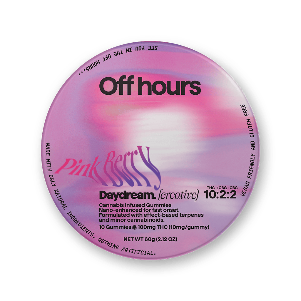 Photograph of product: Off Hours - Daydream - Pink Berry (10mg/TH-oui) - Gummies