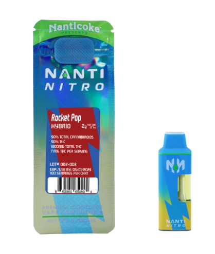 Photograph of product: Nanti Nitro | Rocket Pop | Disposable | 2g