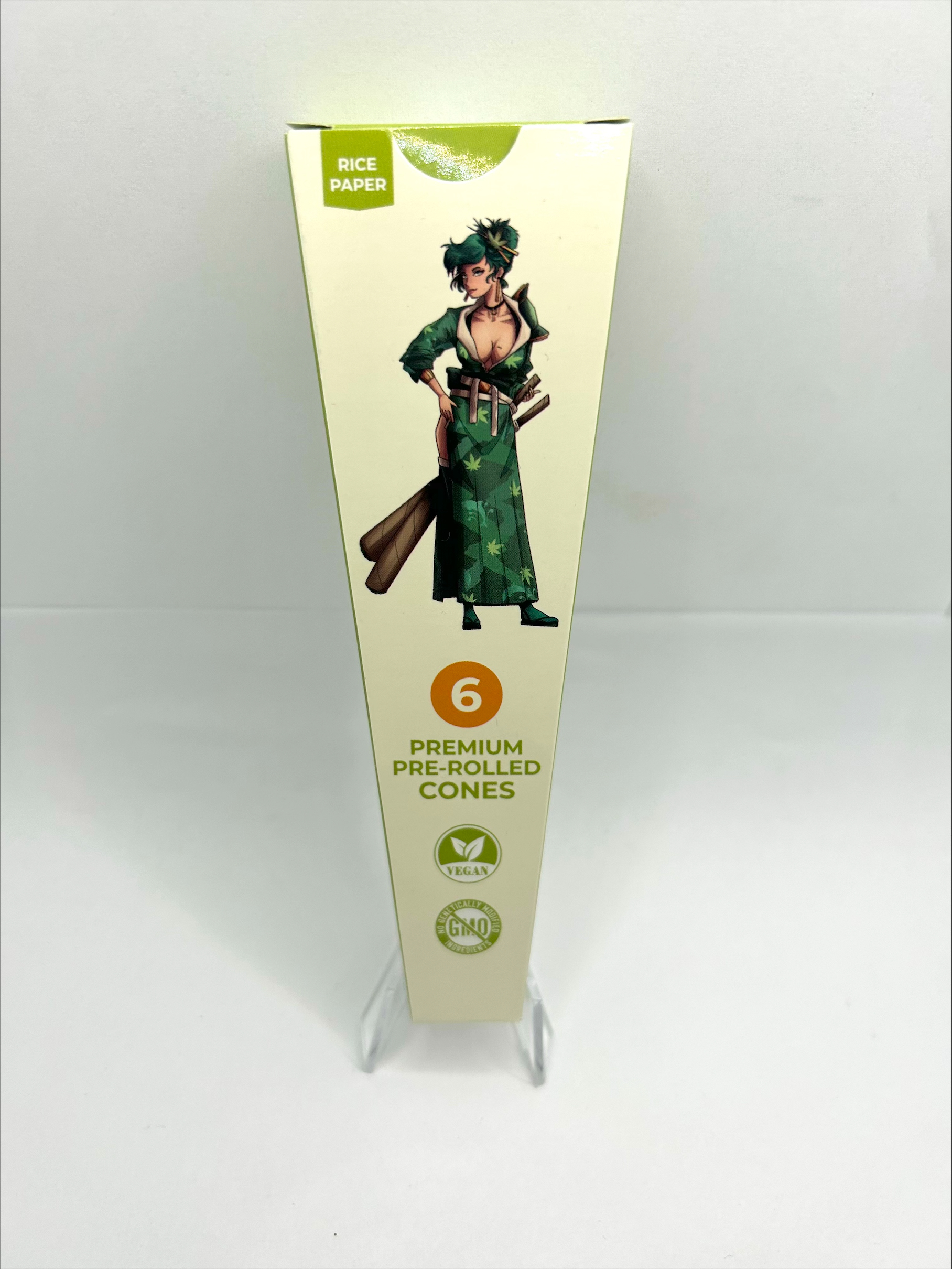 Photograph of product: High I'm Jane - Premuim Pre-Rolled Cones - 6pk Rice Paper