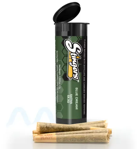 Photograph of product: Pablos Revenge x El Padrino | 2.5g | 5pk | Infused Pre-Rolls