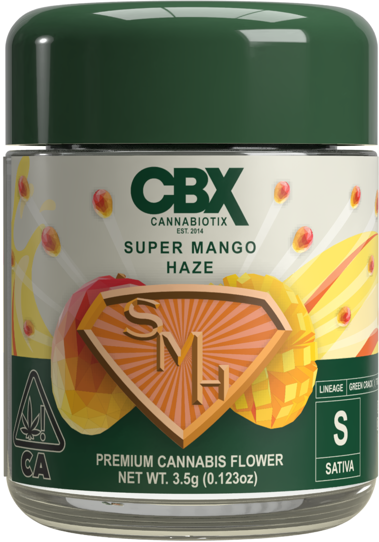 Photograph of product: Cannabiotix - Super Mango Haze (Oui'd) Flower - 3.5g