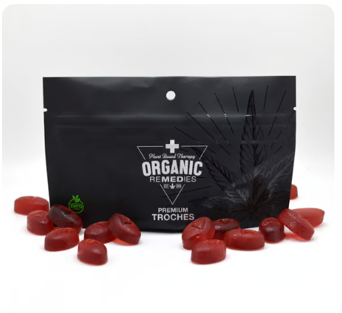 Photograph of product: Kiwi Strawberry Troches 100mg/15pk (1500mg)
