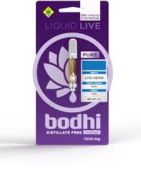 Photograph of product: Bodhi Pure GMO Point Break Live Resin Cartridge Oui'd 1g