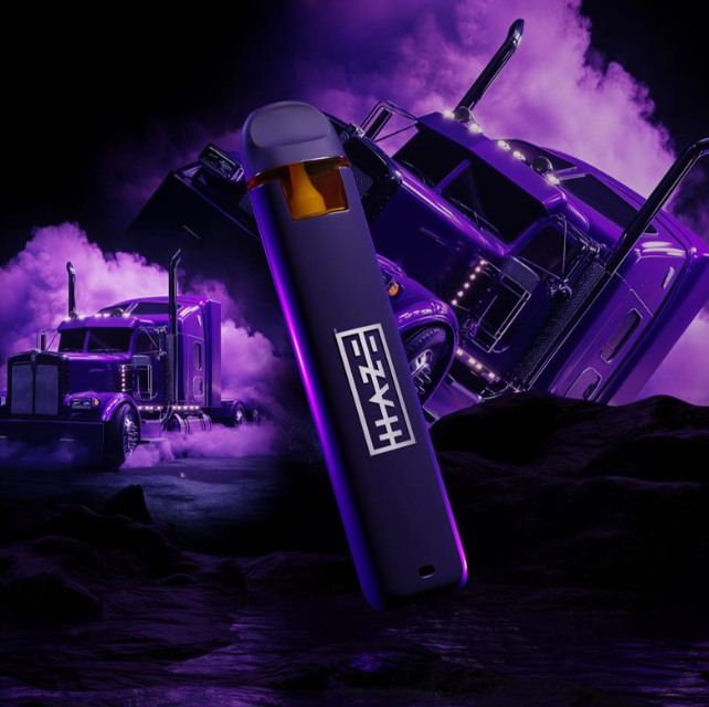 Photograph of product: Haze Purple Diesel (H) Live Rosin Disposable Vape 0.5g
