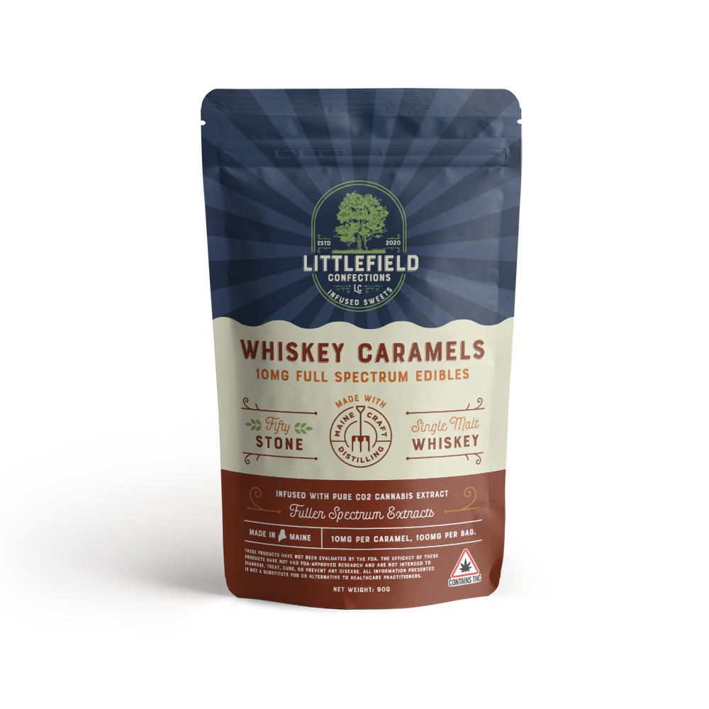 Photograph of product: LFC 100MG FS Whiskey Caramels