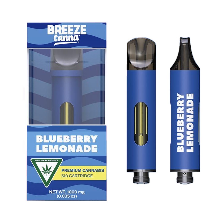 Photograph of product: Breeze Canna Bursting Blueberry Lemonade Cartridge Rec