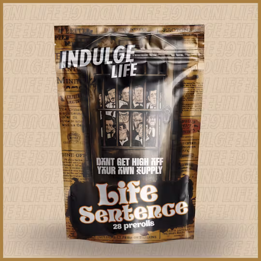 Photograph of product: Indulge Life | Life Sentence Biscotti Pre-Roll | 28 Pack