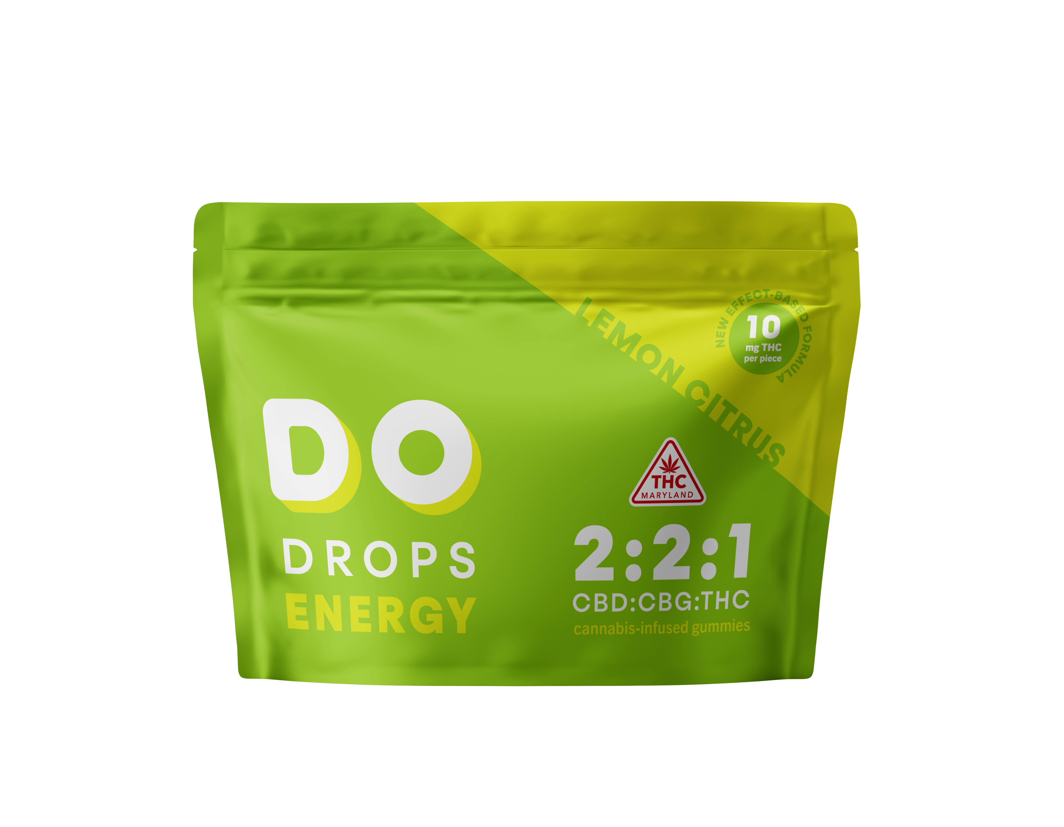 Photograph of Product: DO Drops Energy | Lemon Citrus 2:2:1 CBD/CBG/THC