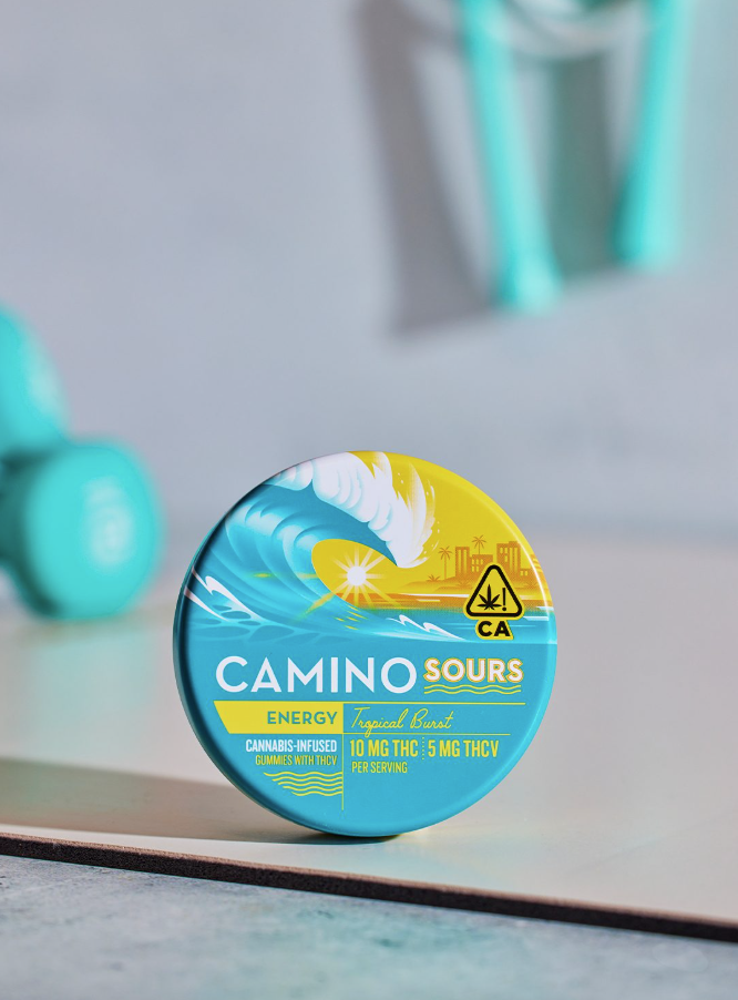 Photograph of product: Tropical Burst 1:1 TH-oui:TH-ouiV Gummies 100mg