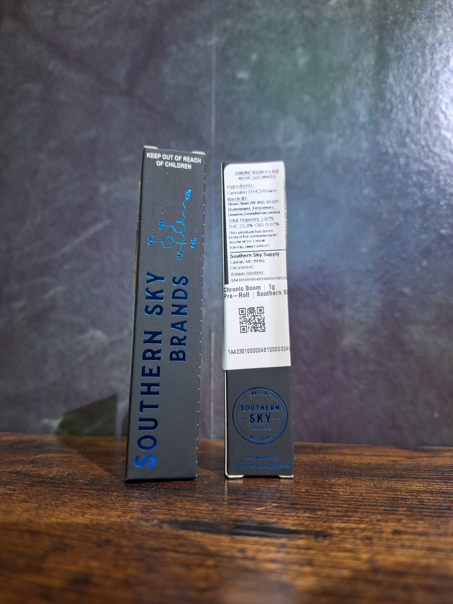 Photograph of product: Chronic Boom Pre-Roll | Southern Sky