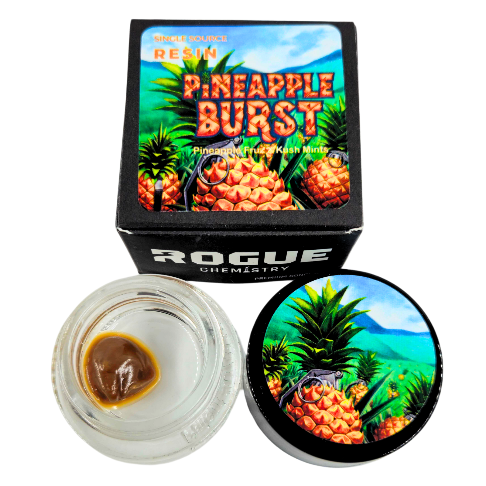 Photograph of Product: H.O.G | Concentrate | Live Resin Badder | Pineapple Burst