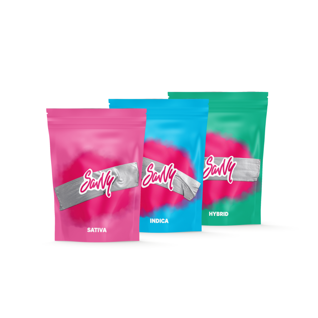 Photograph of product: 14g Flower Mylar Smalls (Cherry Gorilla)