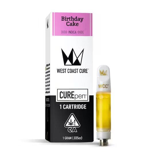 Photograph of product: Birthday Cake | 1g Vape Cartridge - 