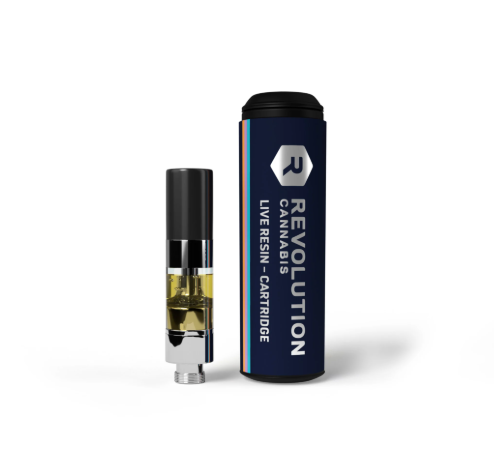 Photograph of product: REVOLUTION - LEMON PUNK LIVE RESIN CARTRIDGE (0.5G) (H)