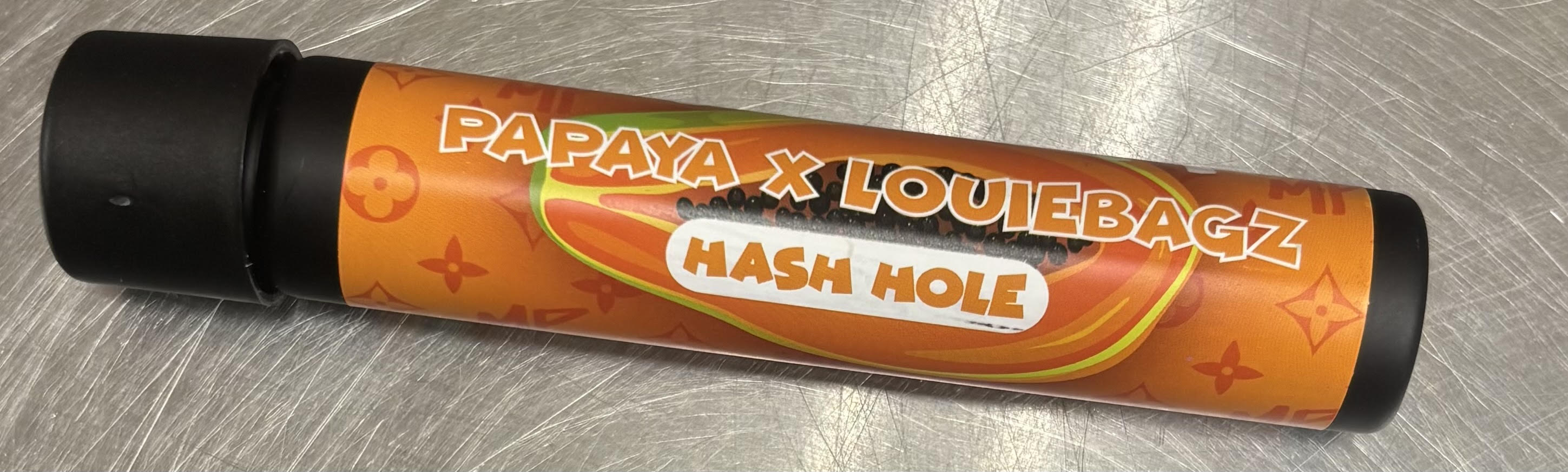 Photograph of product: Mac Pharms - Papaya x LouieBagz Donut