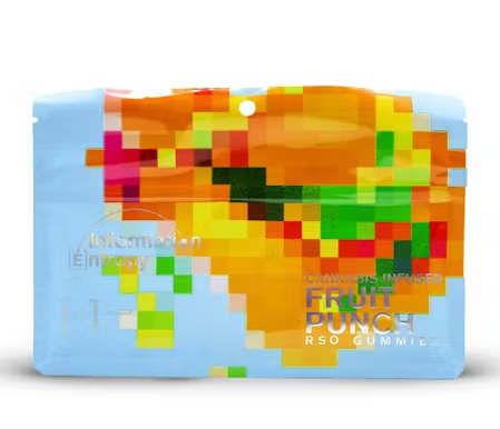Photograph of Product: Information Entropy 200mg RSO Gummies - Fruit Punch